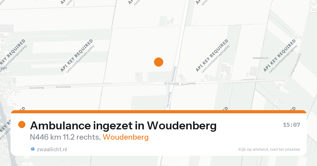 Ambulance ingezet in Woudenberg — 26 aug 2026