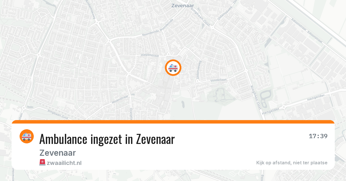 Ambulance ingezet in Zevenaar — 12 jun 2026