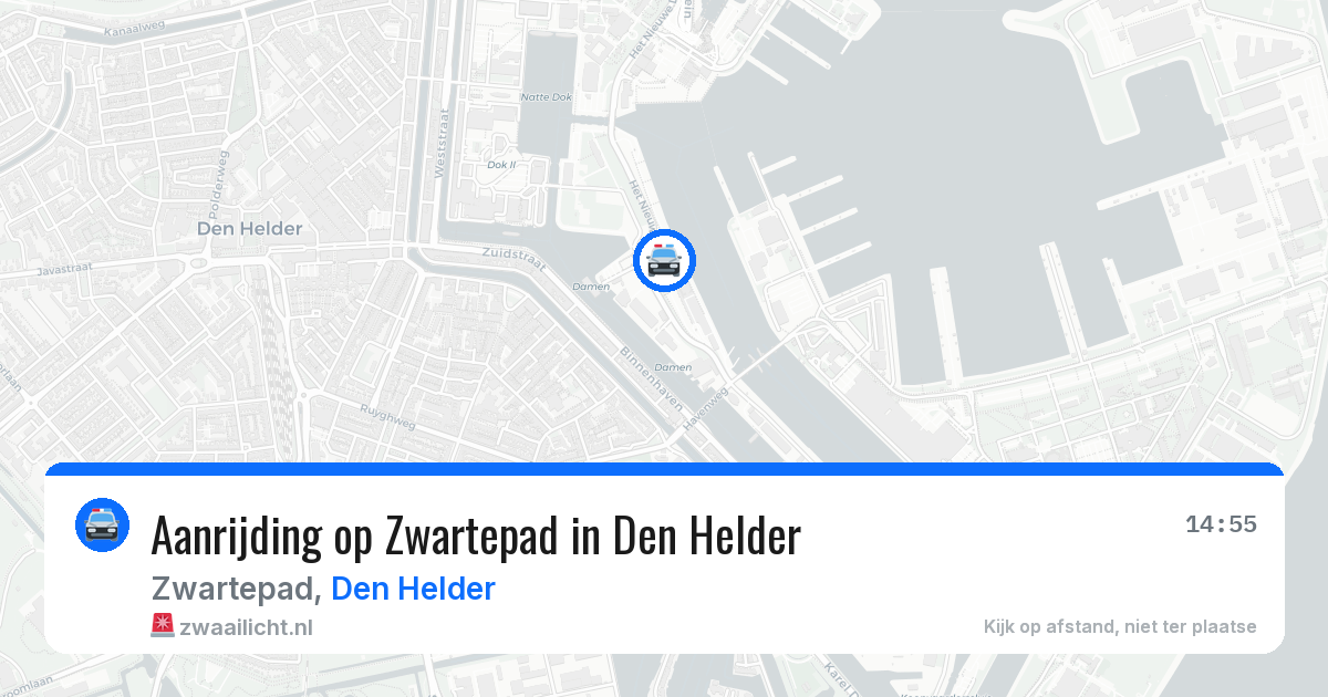 Aanrijding op Zwartepad in Den Helder — 5 mei 2026