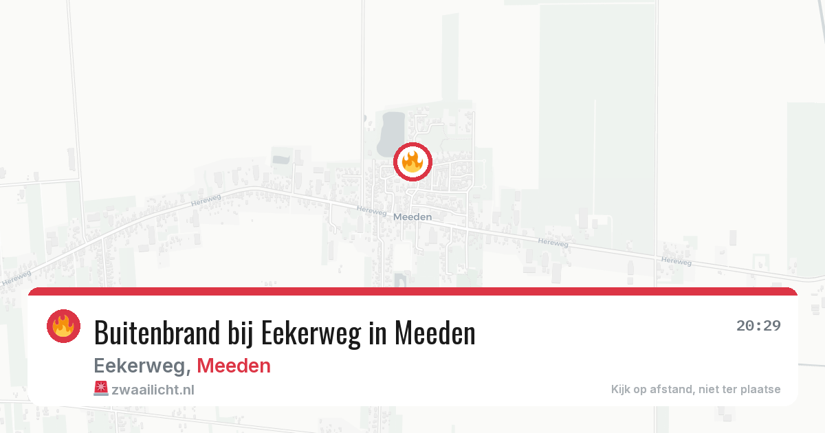 Buitenbrand bij Eekerweg in Meeden — 27 jul 2026
