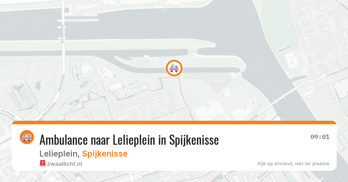 Ambulance naar Lelieplein in Spijkenisse — 20 mei 2026