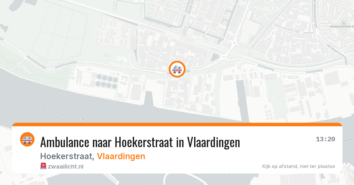 Ambulance naar Hoekerstraat in Vlaardingen — 24 jun 2026