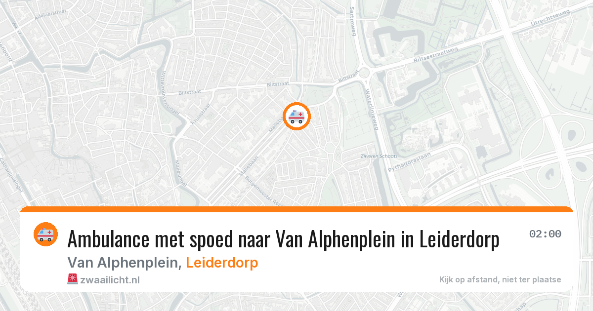 Ambulance met spoed naar Van Alphenplein in Leiderdorp — 18 jan 2026