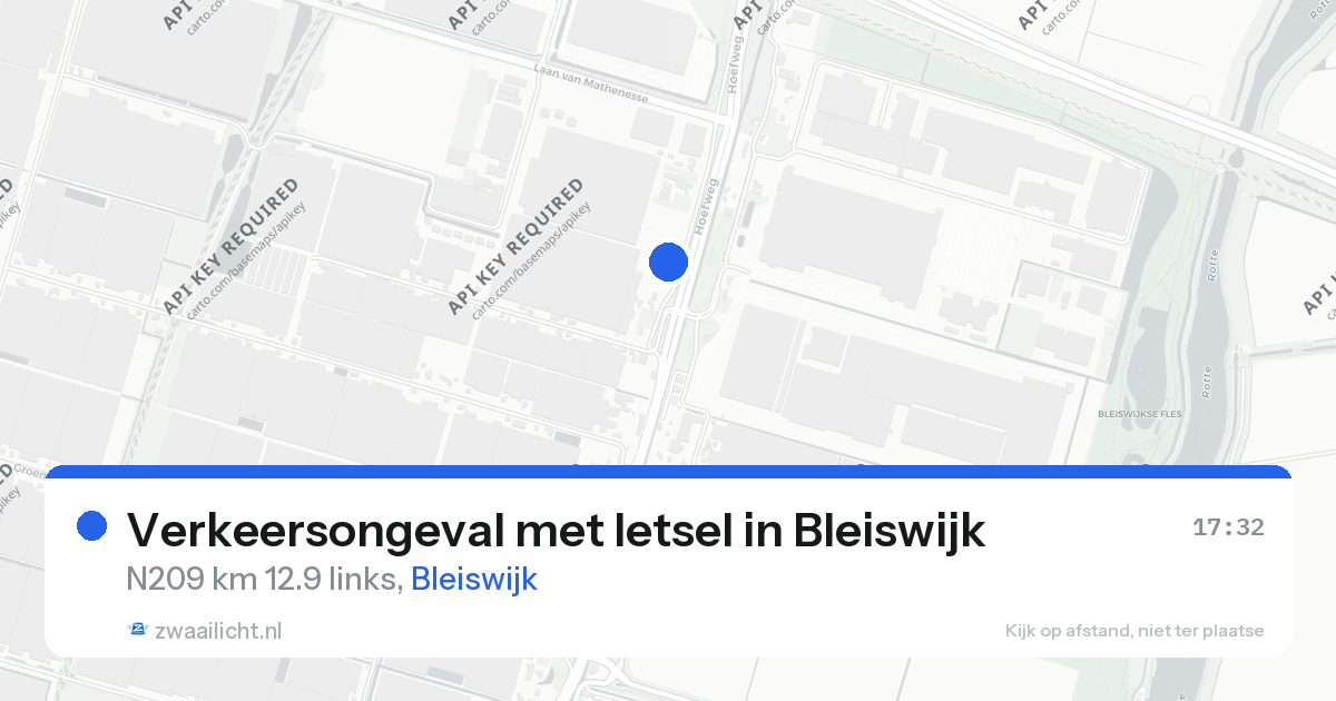 Verkeersongeval met letsel in Bleiswijk — 26 aug 2026