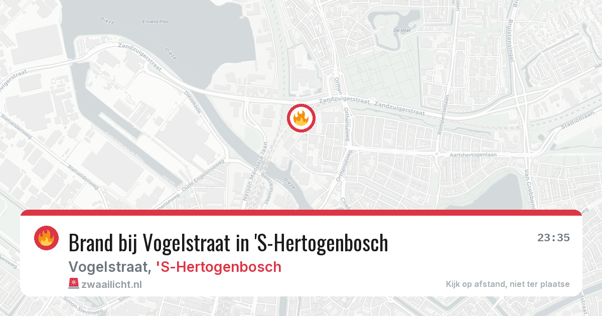 Brand bij Vogelstraat in 'S-Hertogenbosch — 30 jun 2026