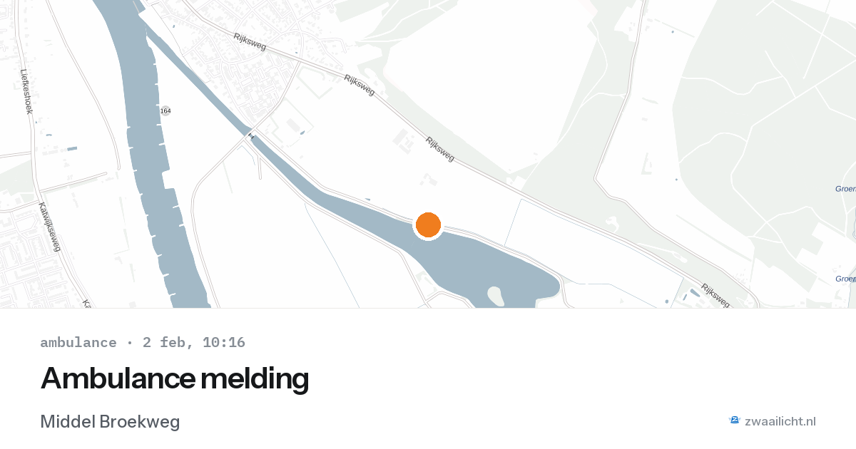 Ambulance melding — 2 feb 2026
