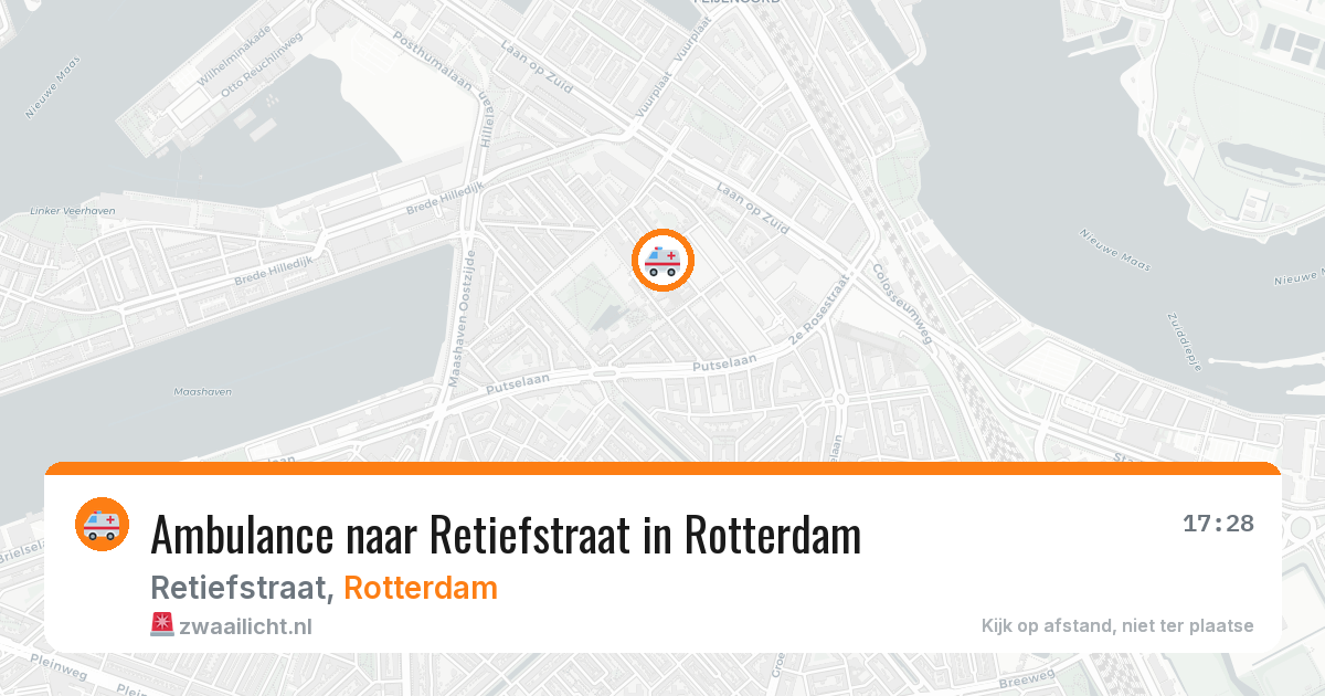 Ambulance naar Retiefstraat in Rotterdam — 12 mei 2026