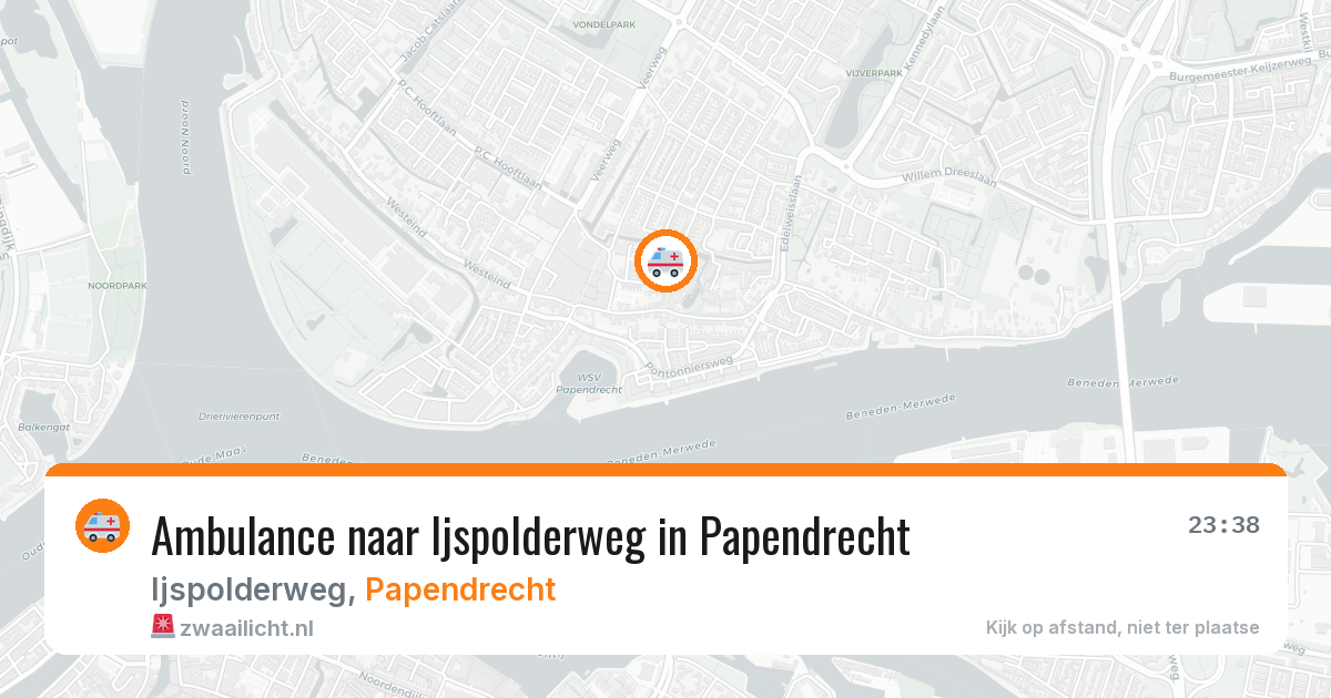Ambulance naar Ijspolderweg in Papendrecht — 8 feb 2026