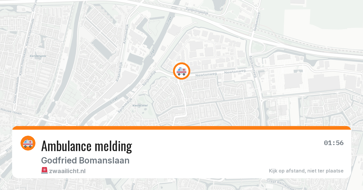 Ambulance melding — 29 apr 2026