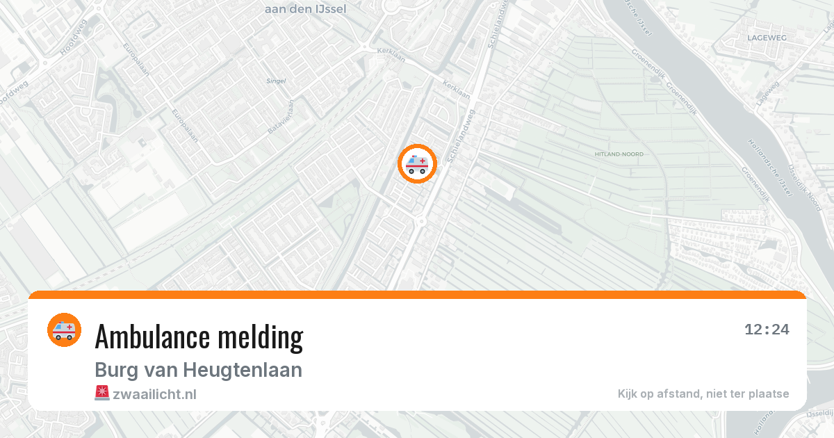Ambulance melding — 14 mei 2026