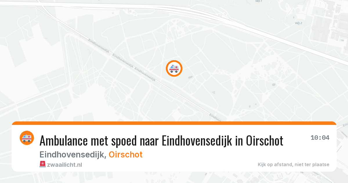 Ambulance met spoed naar Eindhovensedijk in Oirschot — 8 mrt 2026