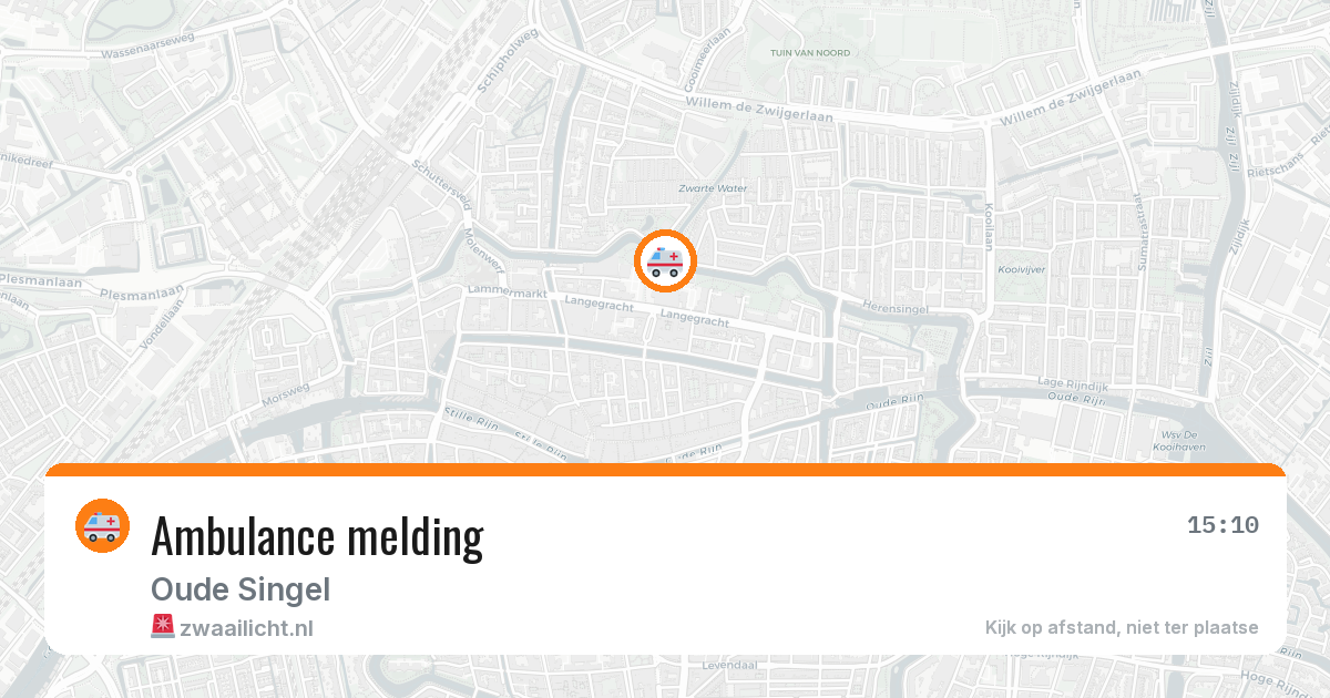 Ambulance melding — 9 mei 2026