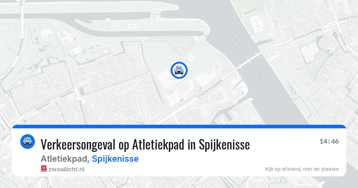 Verkeersongeval op Atletiekpad in Spijkenisse — 9 jun 2026