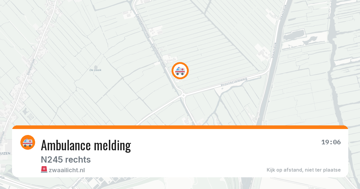 Ambulance melding — 7 jul 2026