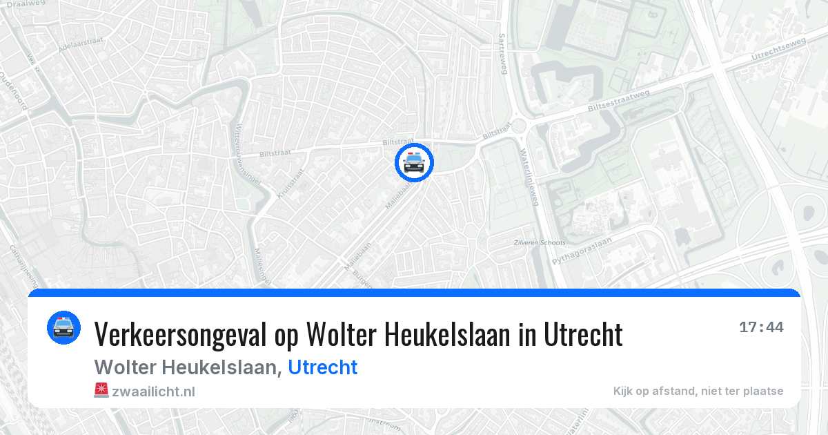 Verkeersongeval op Wolter Heukelslaan in Utrecht — 28 jun 2026