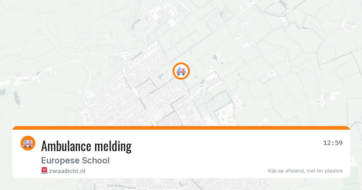 Ambulance melding — 20 mei 2026