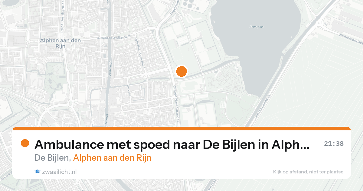 Ambulance met spoed naar De Bijlen in Alphen aan den Rijn — 12 jun 2026