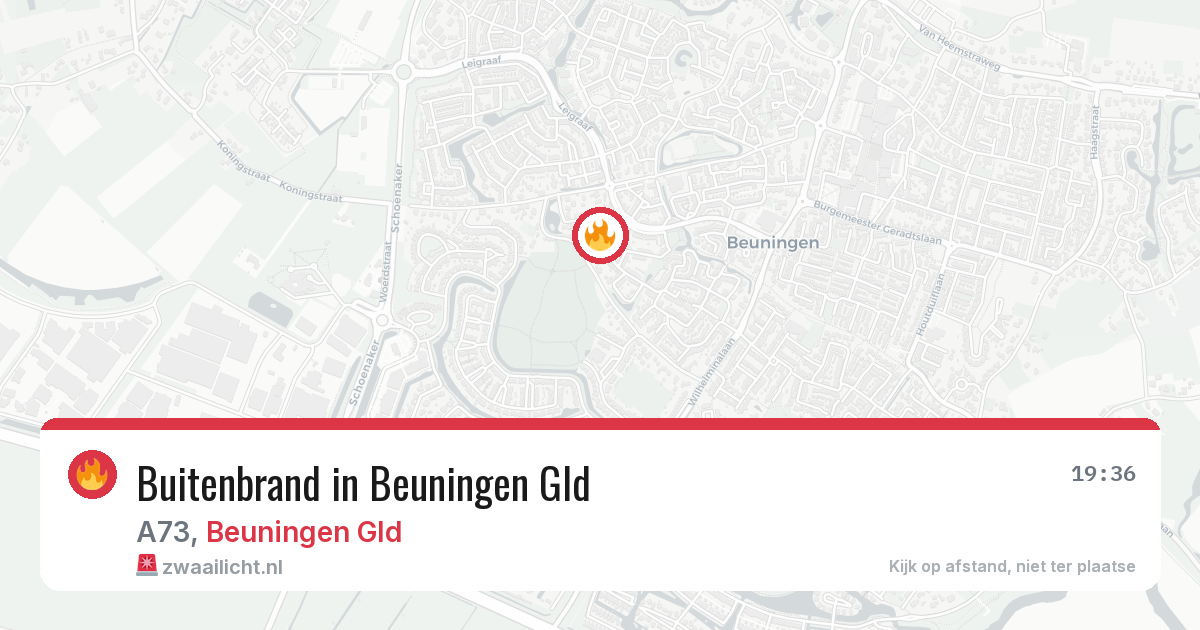 Buitenbrand in Beuningen Gld — 23 mrt 2026