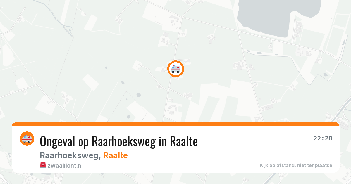 Ongeval op Raarhoeksweg in Raalte — 12 apr 2026