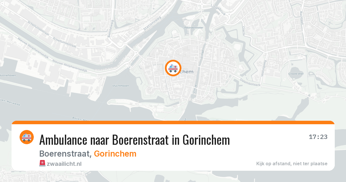 Ambulance naar Boerenstraat in Gorinchem — 17 feb 2026