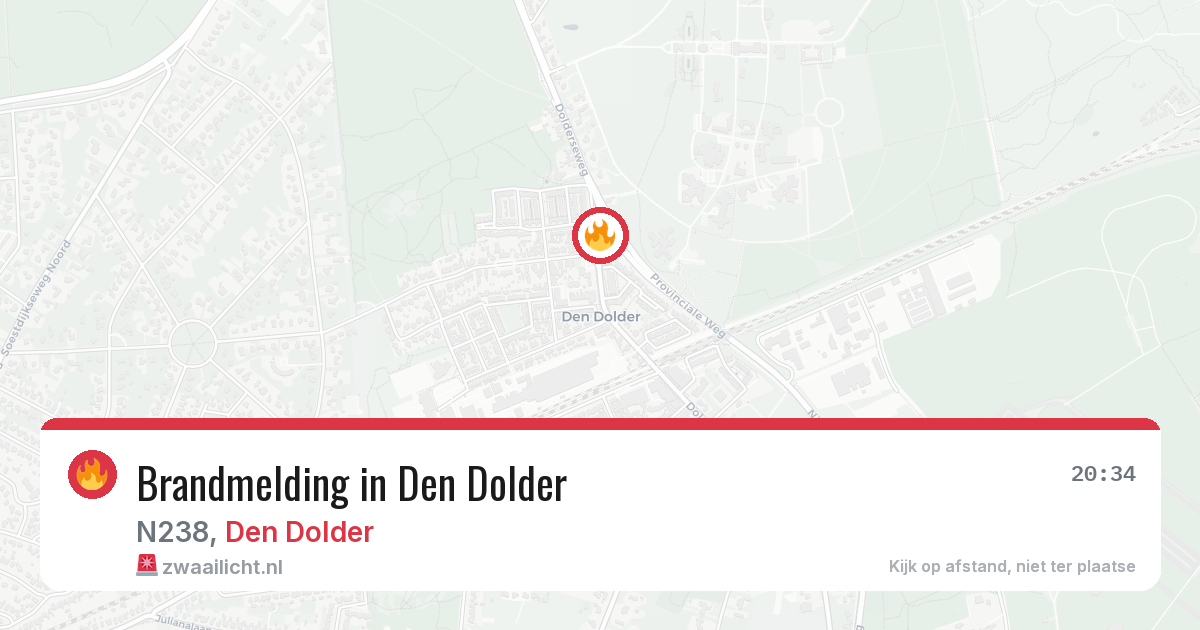 Brandmelding in Den Dolder — 3 jul 2026