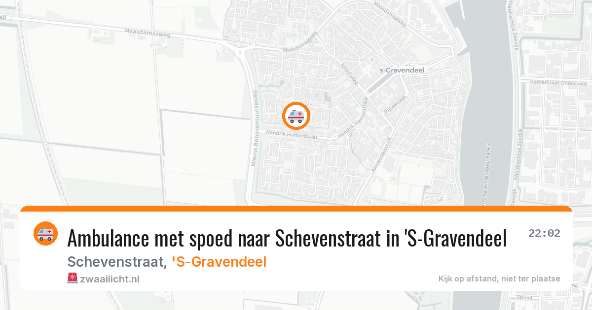 Ambulance met spoed naar Schevenstraat in 'S-Gravendeel — 12 feb 2026