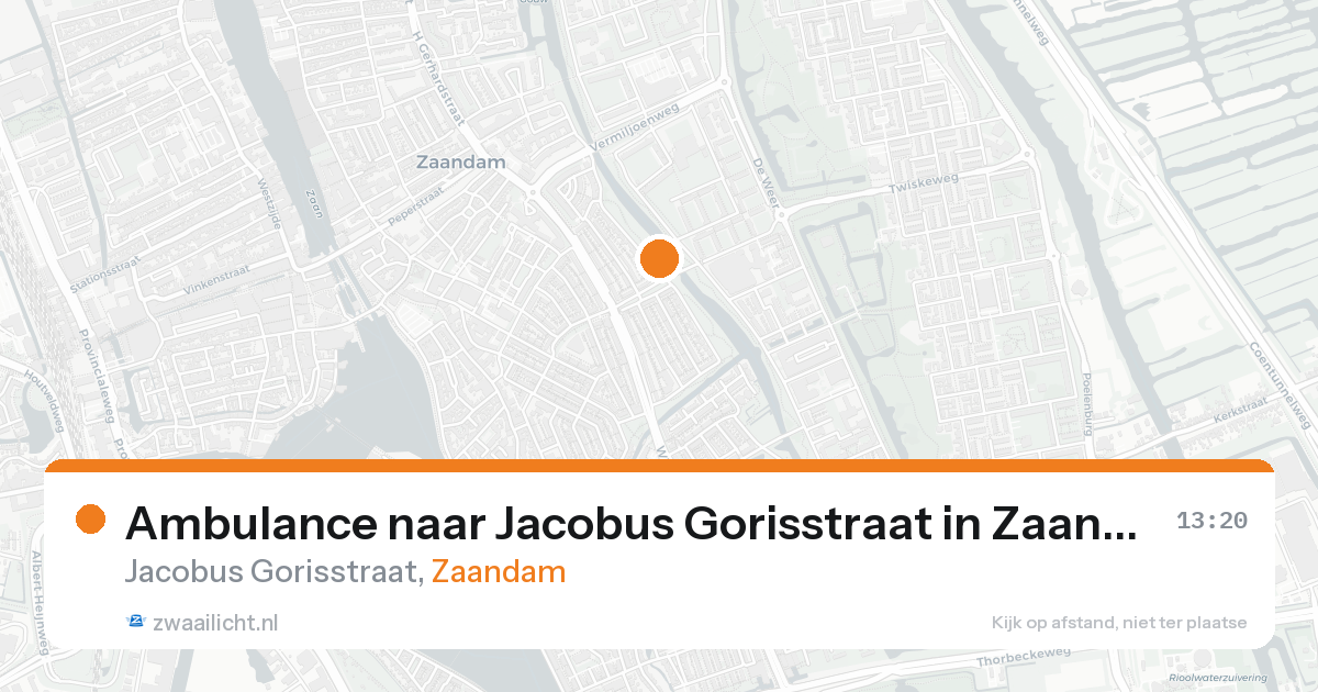 Ambulance naar Jacobus Gorisstraat in Zaandam — 7 feb 2026