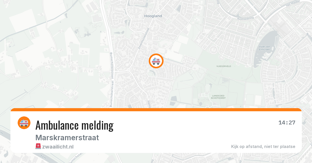 Ambulance melding — 9 apr 2026