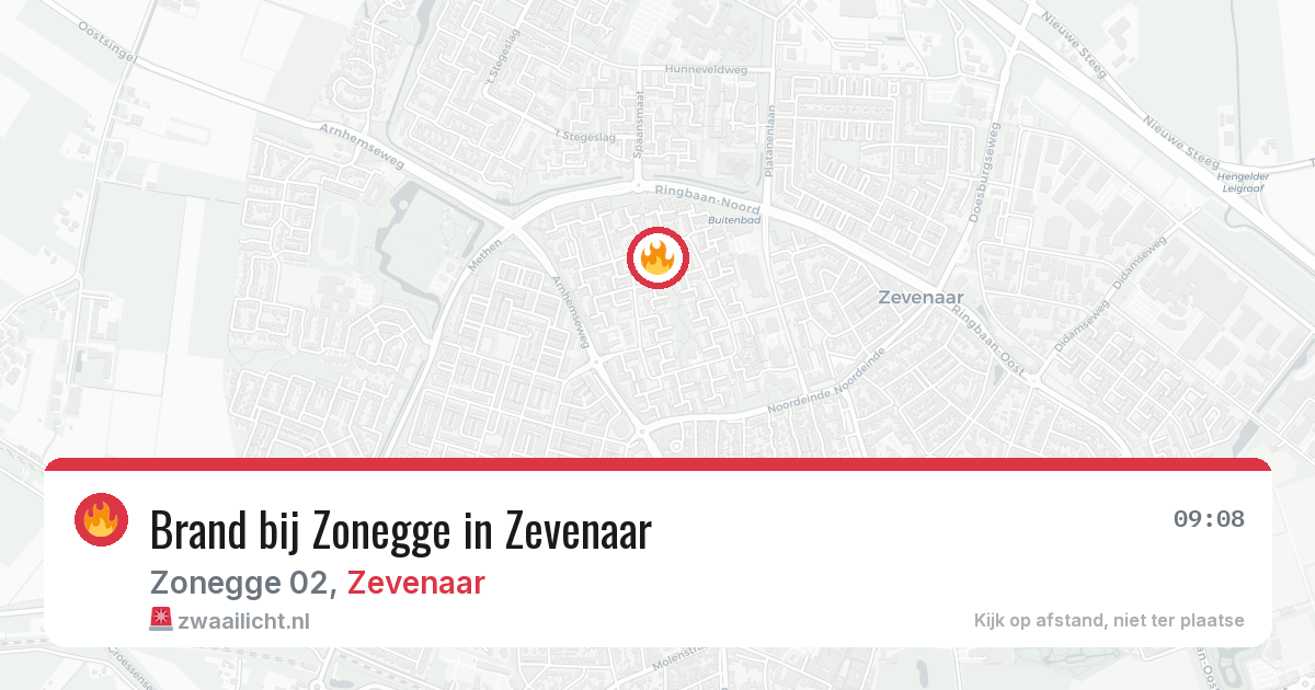 Brand bij Zonegge in Zevenaar — 28 jun 2026