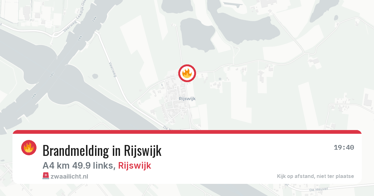 Brandmelding in Rijswijk — 4 mrt 2026