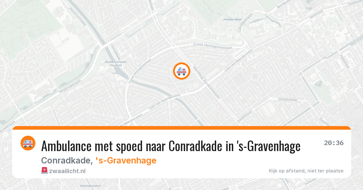 Ambulance met spoed naar Conradkade in 's-Gravenhage — 9 jun 2026