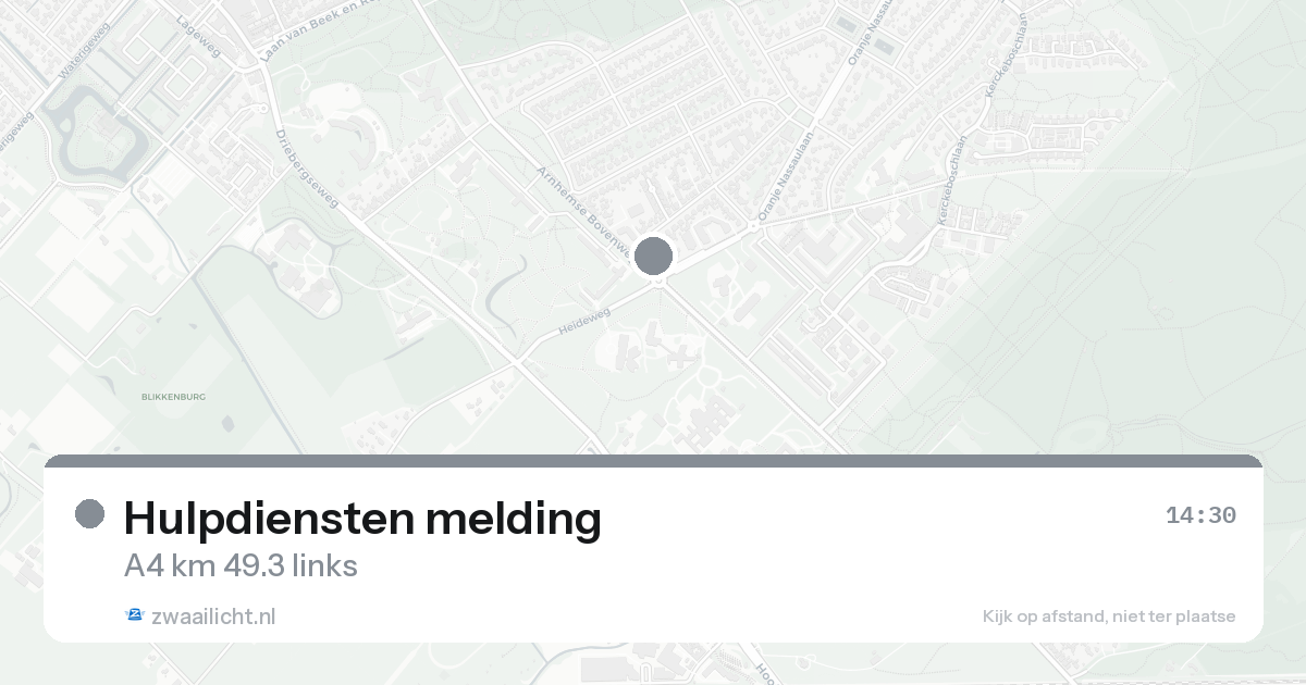 Hulpdiensten melding — 7 feb 2026