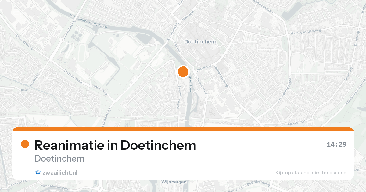 Reanimatie in Doetinchem — 17 aug 2026