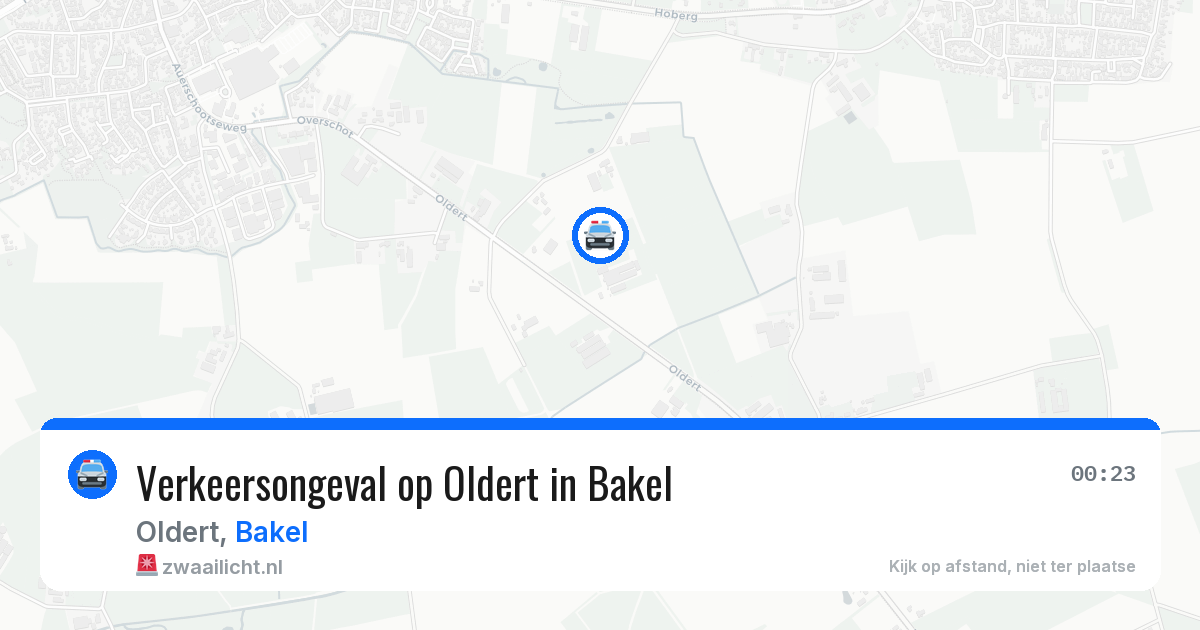 Verkeersongeval op Oldert in Bakel — 17 jun 2026