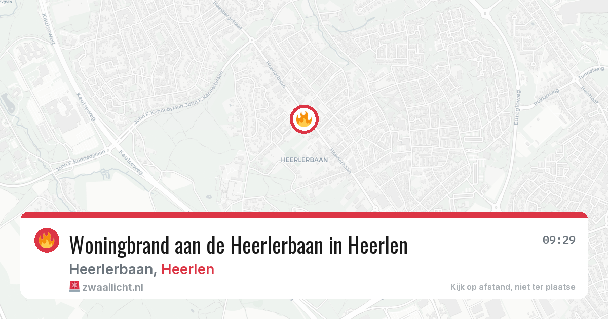 Woningbrand aan de Heerlerbaan in Heerlen — 27 mrt 2026
