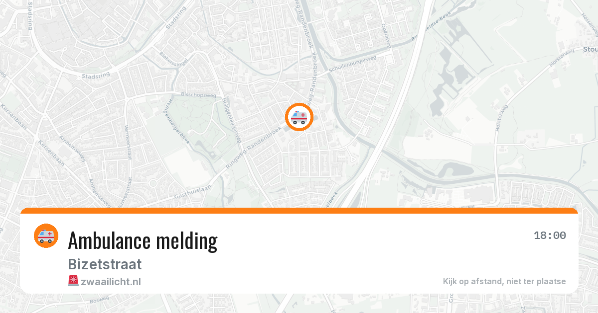 Ambulance melding — 22 jun 2026