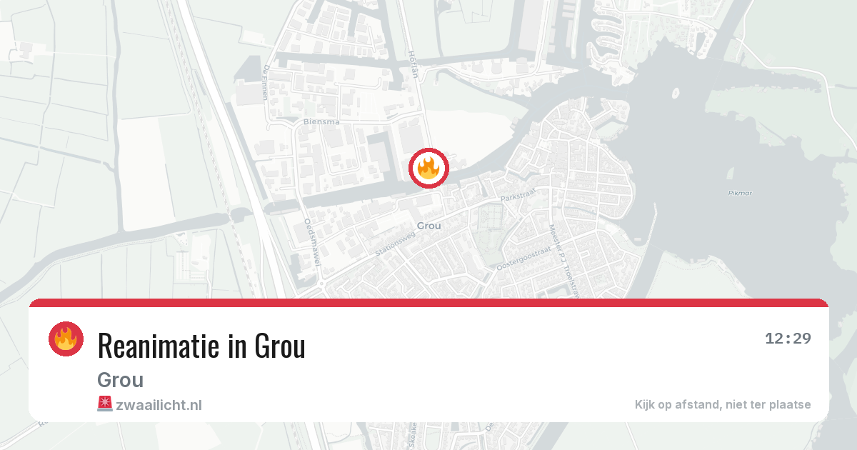 Reanimatie in Grou — 23 jun 2026