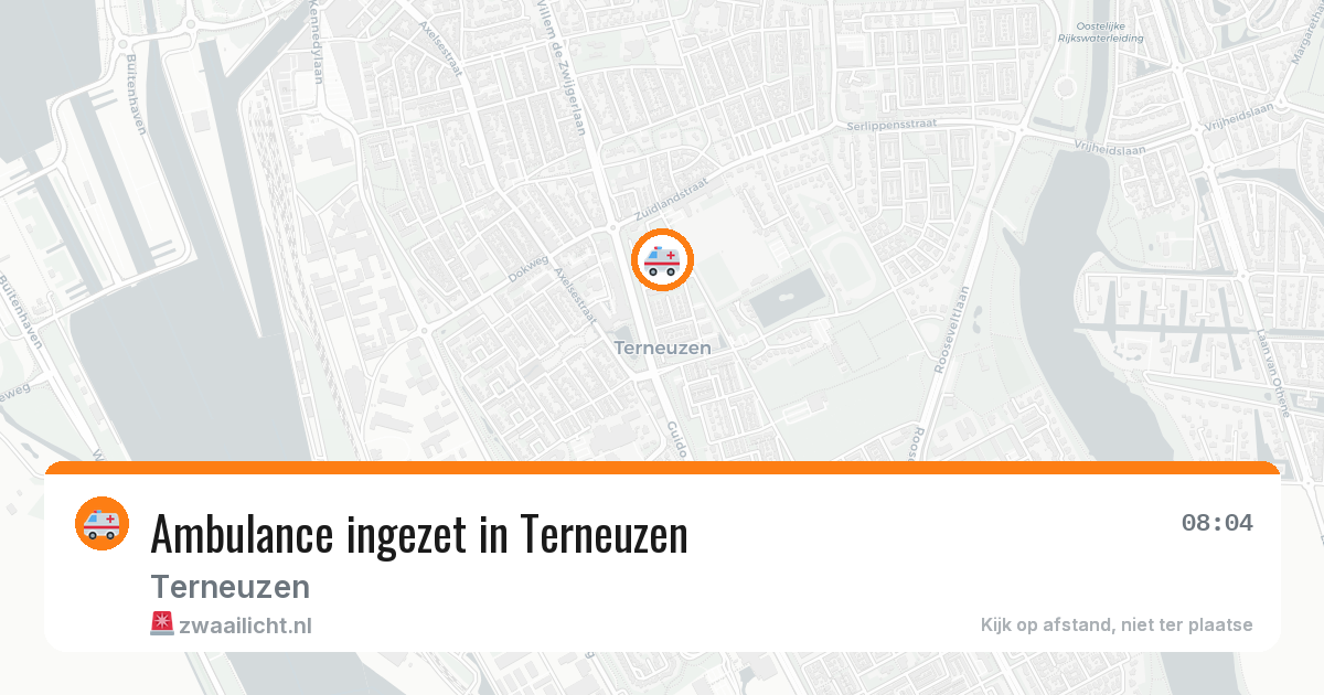 Ambulance ingezet in Terneuzen — 29 jan 2026