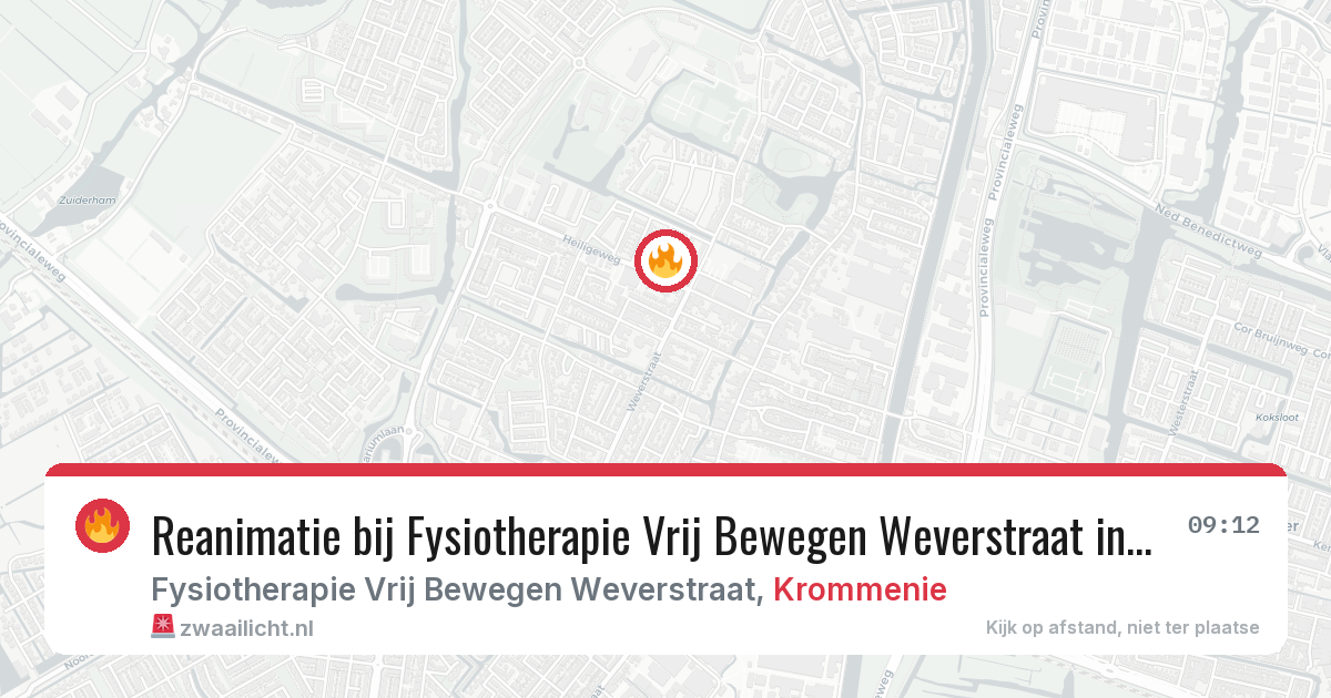 Reanimatie bij Fysiotherapie Vrij Bewegen Weverstraat in Krommenie — 6 feb 2026
