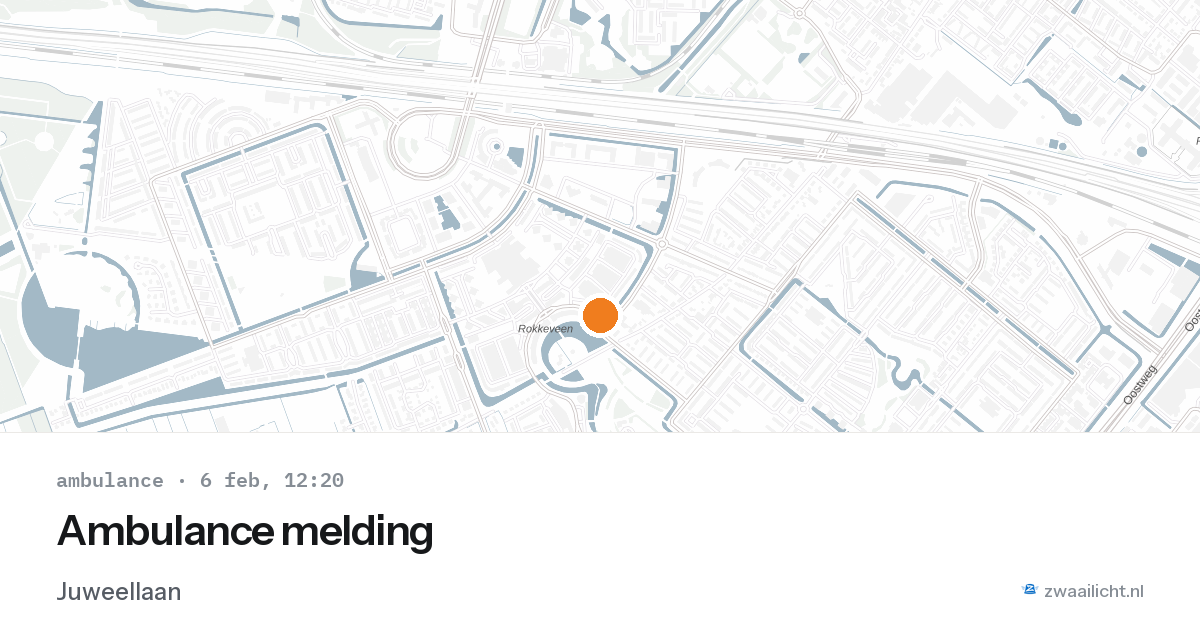 Ambulance melding — 6 feb 2026
