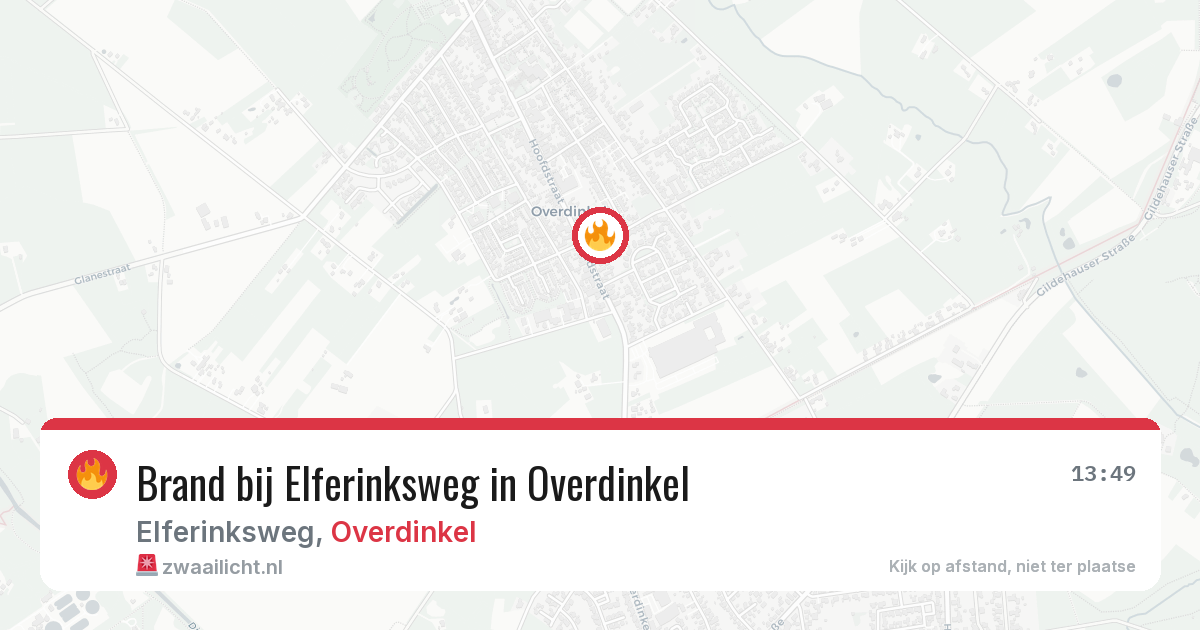 Brand bij Elferinksweg in Overdinkel — 11 feb 2026