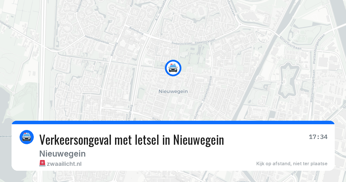 Verkeersongeval met letsel in Nieuwegein — 7 jul 2026