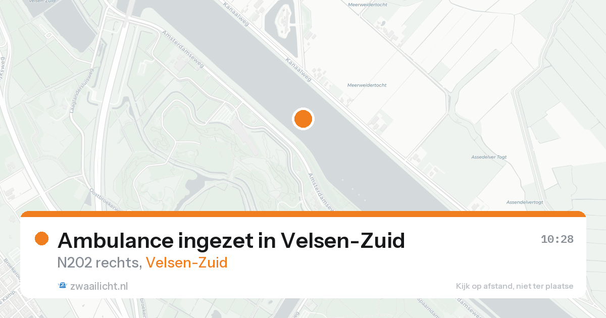 Ambulance ingezet in Velsen-Zuid — 12 aug 2026