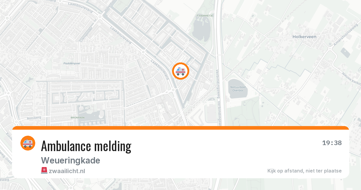 Ambulance melding — 22 jun 2026