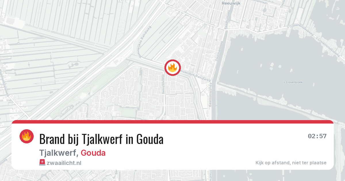 Brand bij Tjalkwerf in Gouda — 28 jul 2026