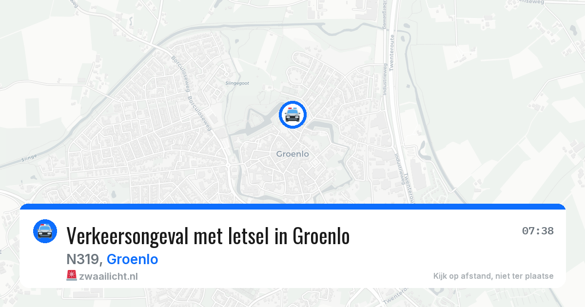 Verkeersongeval met letsel in Groenlo — 23 apr 2026