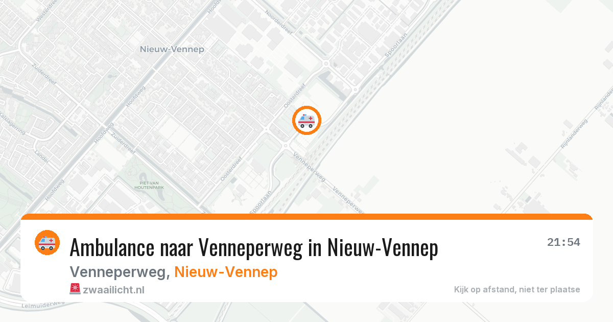 Ambulance naar Venneperweg in Nieuw-Vennep — 27 apr 2026