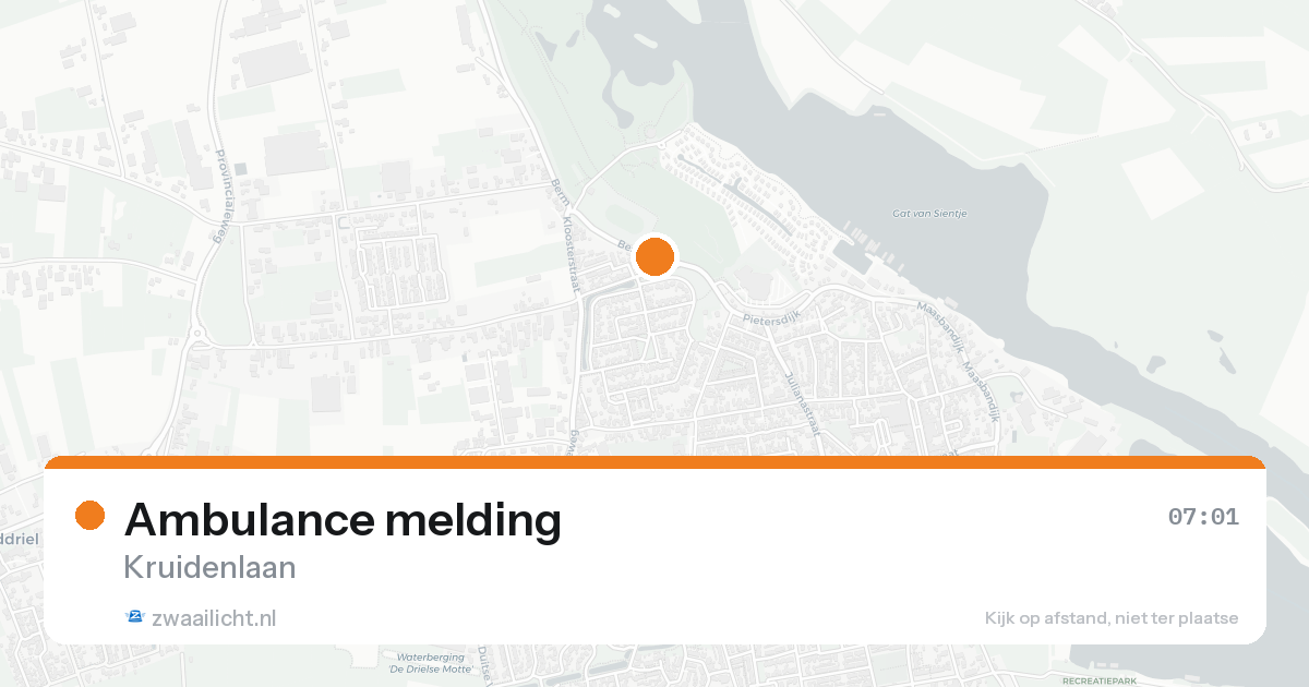 Ambulance melding — 19 mei 2026