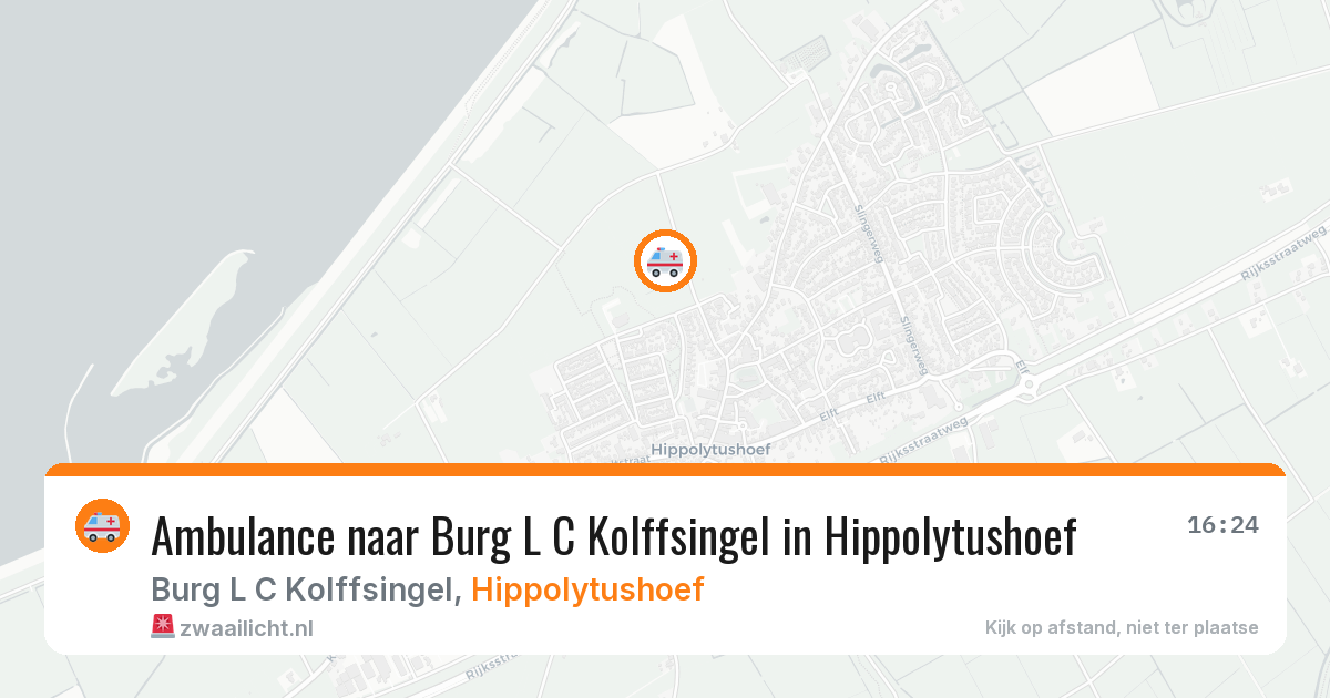 Ambulance naar Burg L C Kolffsingel in Hippolytushoef — 1 aug 2026