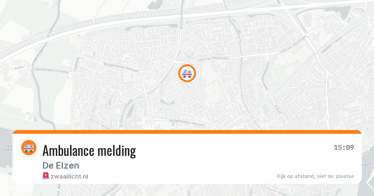 Ambulance melding — 22 jan 2026